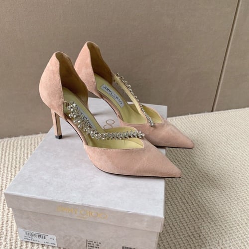 حذاء جيمي تشو بكعب ماستر مع العلبة