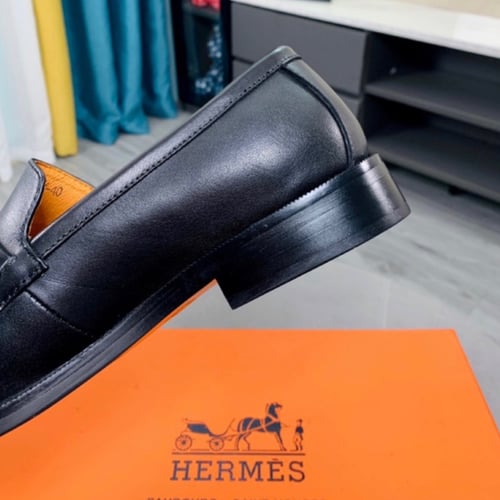 حذاء هيرمز رجالي لونين ماستر شامل الملحقات