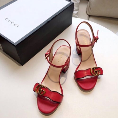 حذاء كعب قوتشي جودة عالية شامل الملحقات