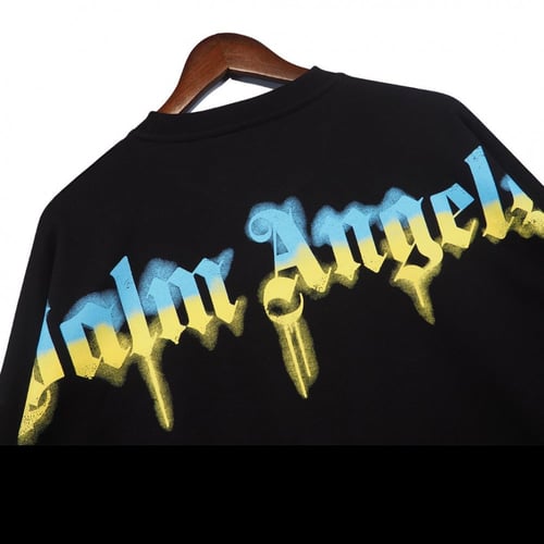 تيشيرت بالم انجلز اكمام طويلة لون ابيض للتوصيل الف...