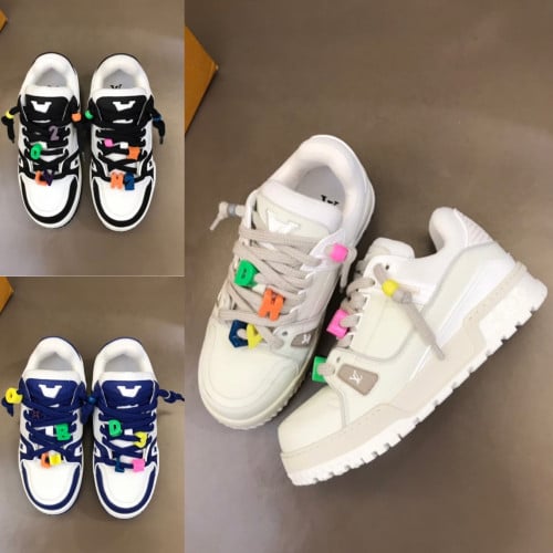 حذاء سنيكرز لويس فيتون ماستر شامل الملحقات