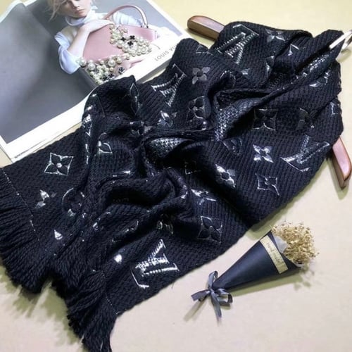 شالات لويس فيتون صوف مع قطن ماستر شامل الملحقات