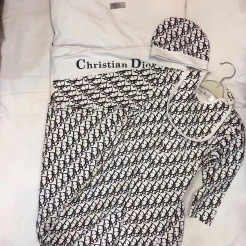 طقم مواليد قطني ديور خامة ممتازة