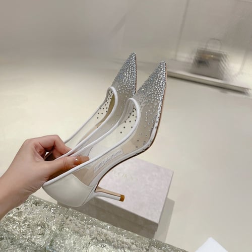 حذاء ماركة جيمي تشو كريستال ماستر شامل العلبة