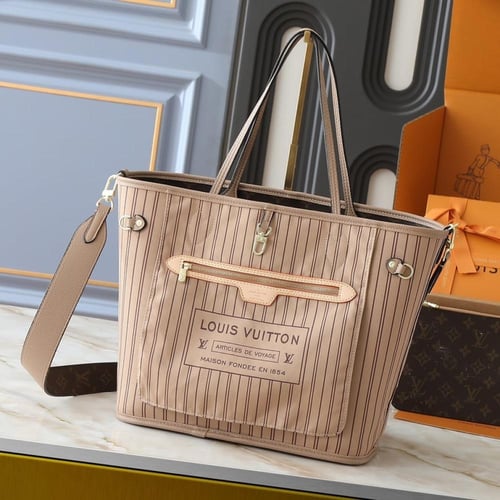 حقيبة نيفرفول باندولير من لويس فيتون مع العلبة