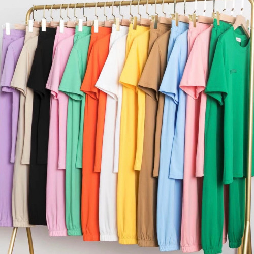 بنقايا للكبار 12لون مع الدست باغ مقاسات S-XL