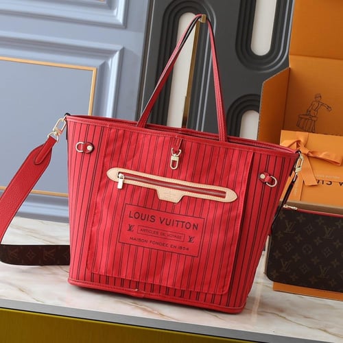 حقيبة نيفرفول باندولير من لويس فيتون مع العلبة