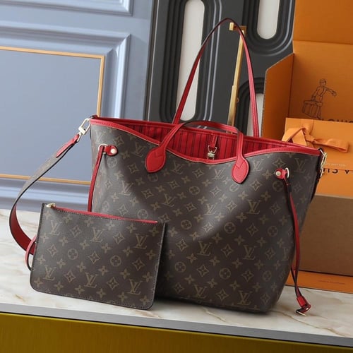 حقيبة نيفرفول باندولير من لويس فيتون مع العلبة