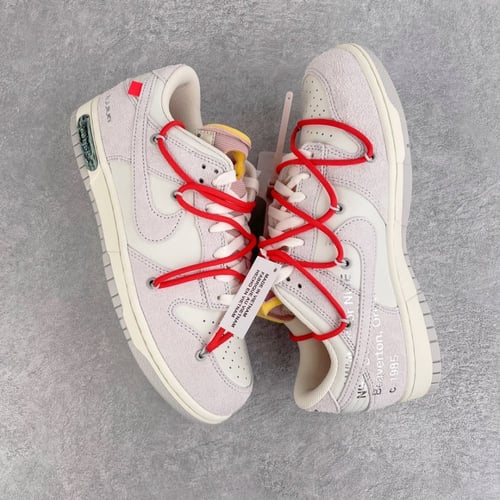 حذاء سنيكرز اوف وايت للجنسين مع نايك مع العلبة