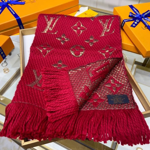 شالات لويس فيتون صوف مع قطن ماستر شامل الملحقات