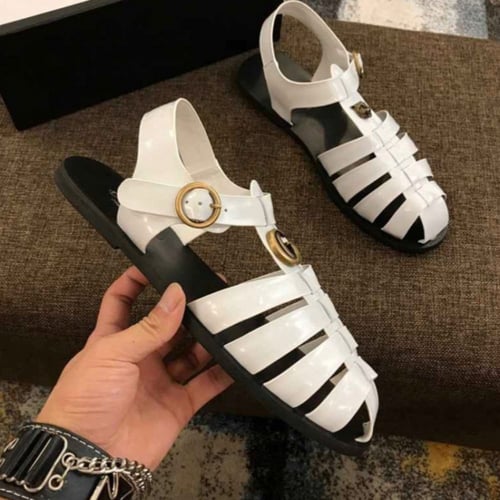 حذاء رجالي صندل ماركة قوتشي ماستر شامل الملحقات