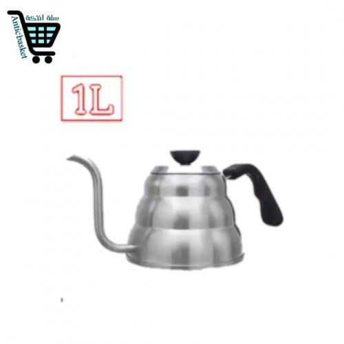 ابريق لتقطير القهوة 1 لتر بدون مقياس حرارة