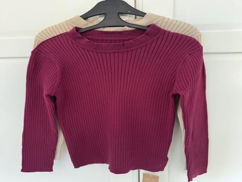 بلوزة دافئة من قطعتين