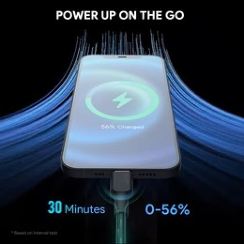 كابل USB-C إلى Lightning مضفر من النايلون بطول 1 م...