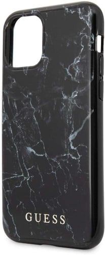 غطاء جيس ماربل لهاتف iPhone 11 Pro، أسود