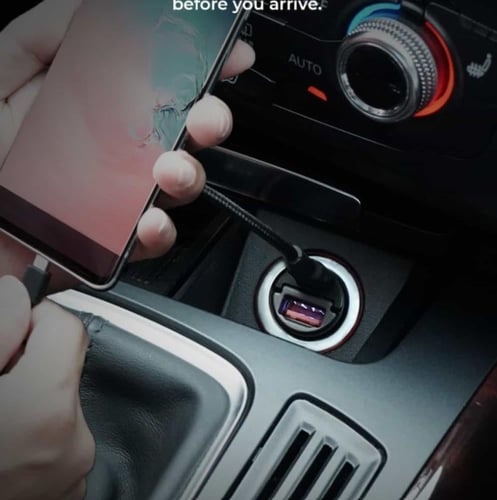 شاحن سيارة سريع CC-A3 معدني 30 واط ثنائي المنفذ من...