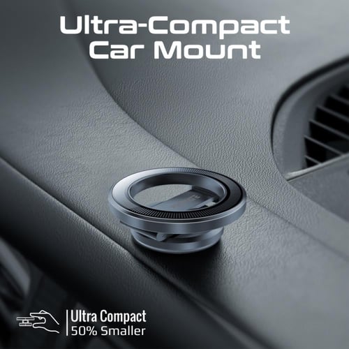 حامل الهاتف الذكي بحلقة مغناطيسية قابلة للدوران بز...