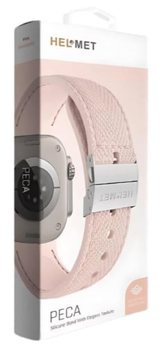 سوار جلدي أنيق مقاوم للماء لـ ساعة أبل من HELMET م...