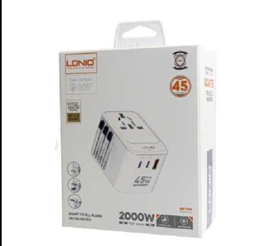 محول طاقة عالمي من LDNIO موديل AW1005 – قدرة 2000...