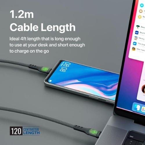 كيبل شحن USB-C تايب سي فائق السرعة TransLine-CC