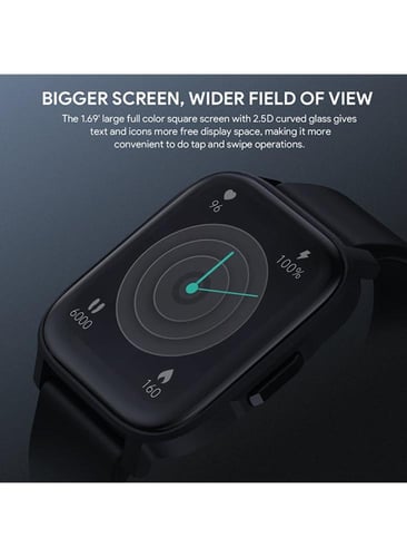 آوكي ساعة ذكية مع خاصية المكالمات، بشاشة TFT LCD
