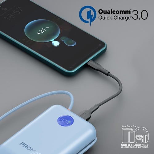 بطارية متنقلة قوية 30000mAh مع شحن سريع 35 واط