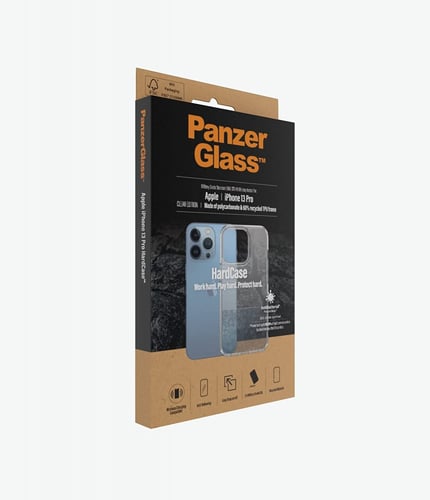 كفر شفاف ايفون 13 برو بانزر جلاس