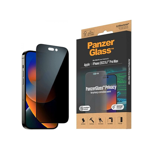 ستيكر حماية برايفسي ايفون 14بروماكس بانزر جلاس