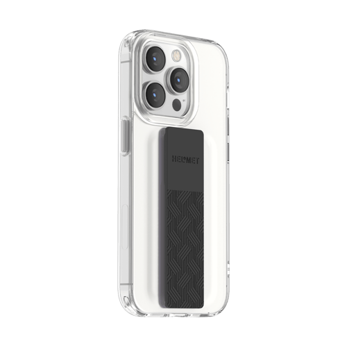 كفر ايفون شفاف مع مسكة يدعم مغناطيس السيارة HELMET