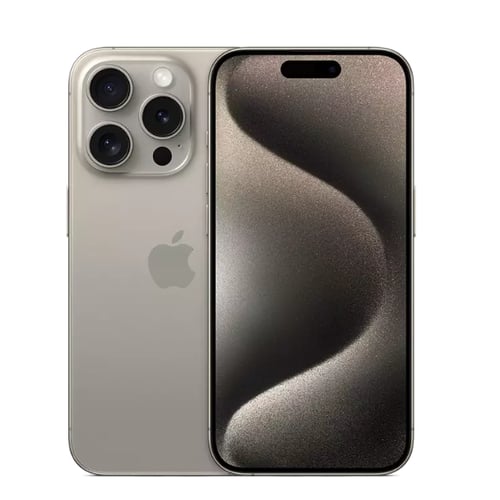 ايفون 15 برو تيتانيوم طبيعي Natural Titanium