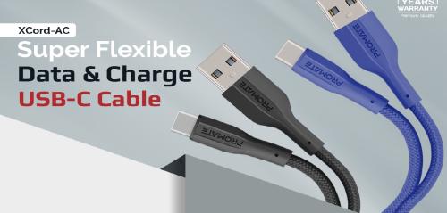 كيبل شحن متين USB-A إلى USB-C™ مصنوع من السيليكون...