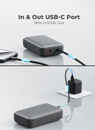 باور بانك أوكي سبارك 20,000 مللي أمبير/ساعة، شحن P...