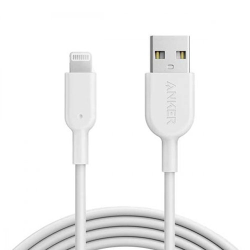 كابل anker USB-L 1.8m أبيض