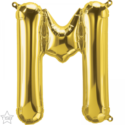 FOIL SMALL LETTER GOLD (عدد 5 قطع) M