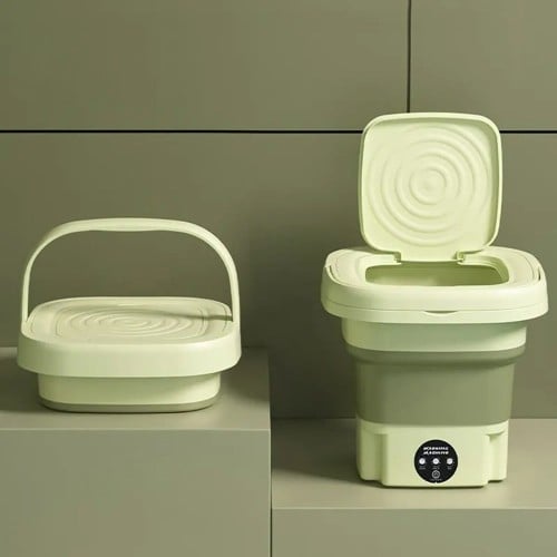 غسالة محمولة قابلة للطي غسالة الجوارب والملابس الد...