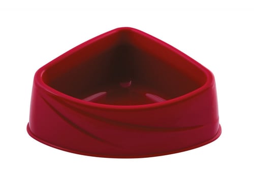 وعاء غذاء قطط مثلثة كبيرة