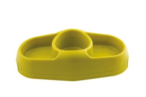 وعاء ماء وغذائي ثلاثي