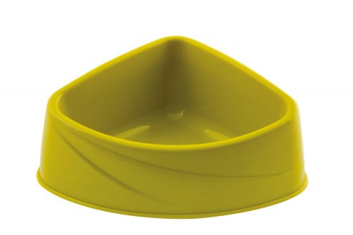 وعاء غذاء قطط مثلثة كبيرة