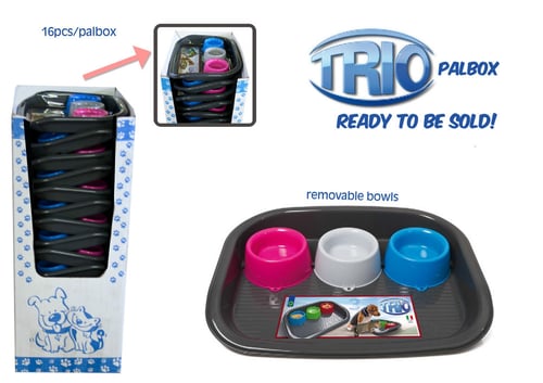 وعاء غذاء ثلاثي مقاوم للاوساخ