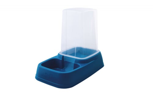 وعاء ماء وغذاء صغير