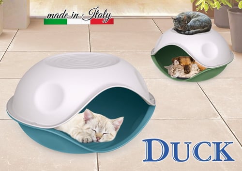 سرير مغطاءة للقطط ملون