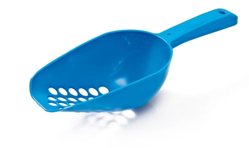 مغرفة رمل قطط مدورة صغيره