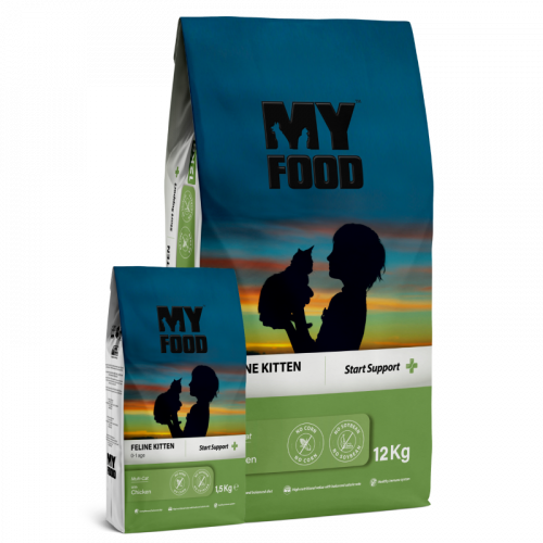 طعام قطط جاف دجاج للقطط الصغيره ماي فوود