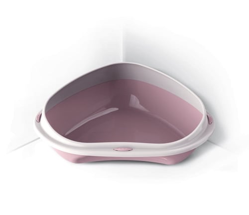 حوض رمل قطط قلب صغير