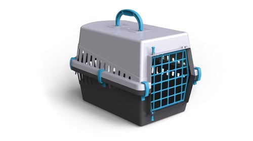 شنطه قطط باب بلاستك شبك