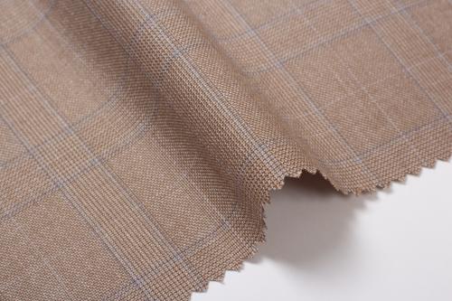 قماش كاروهات رجالي شتوي لون بيج جريء