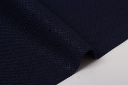 قماش صوف إيطالي لون كحلي نقشه صغيره