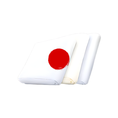 باقة قماش تصميم ياباني نص واقف