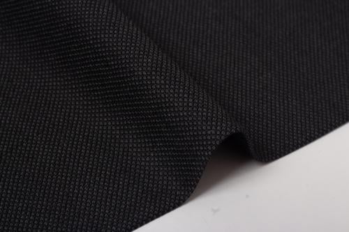 قماش صوف رجالي ايطالي نقشه صغيره لون فحمي