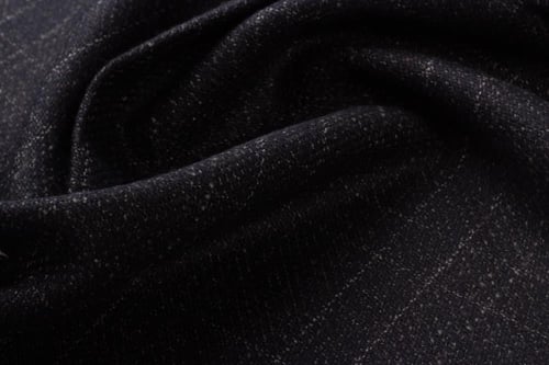 قماش جوخ رجالي نقشه كاروهات - لون أسود كذاب